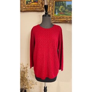 Alfred dunner sweater Size L